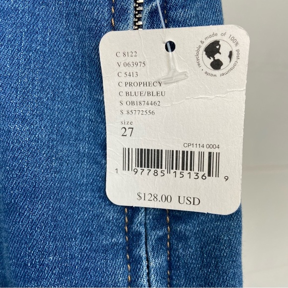 NWT We‎ the Free Bella Moto Mid Rise Skinny Side-Zipped Ankle Jeans in Prophecy - Picture 8 of 14